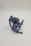 Alex & Chris Joined Together in an Expression of Intimacy // Solid 3D Printed Statue // MM69