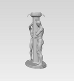 3D Printable Bradley Pole Communal Shower with Carter & Jaxon // STL FILE // MM74