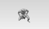 3D Printable Statue of a Nude Man Casually Sitting on a Block // STL FILE // MM11