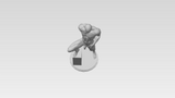 3D Printable Statue of a Nude Muscular Man with Bold Pose // STL FILE // MM53