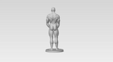 3D Printable Statue of a Standing Shy Nude Man Covering Himself // STL FILE // MM19