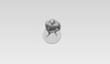 3D Printable Statue of a Standing Shy Nude Man Covering Himself // STL FILE // MM19