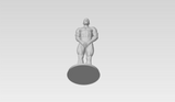 3D Printable Statue of a Standing Shy Nude Man Covering Himself // STL FILE // MM19