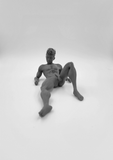 Naked Asher Resting After Dancing His Heart Out // Solid 3D Printed Statue // MM89