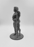 Tender Moment Between Boyfriends Asher & Braedon // Solid 3D Printed Statue // MM91