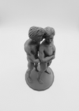 Tender Moment Between Boyfriends Asher & Braedon // Solid 3D Printed Statue // MM91