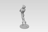 3D Printable Statue of Elegant Asher Dancing to the Music of his Heart // STL FILE // MM85