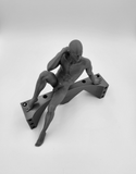 Jaxon Posing Naked for his Life Drawing Art Class // Solid 3D Printed Statue // MM96