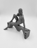 Jaxon Posing Naked for his Life Drawing Art Class // Solid 3D Printed Statue // MM96