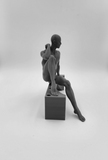 Jaxon Posing Naked for his Life Drawing Art Class // Solid 3D Printed Statue // MM96