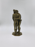 Affectionate Kiss Between Mason & Carter // Solid 3D Printed Statue // MM99