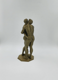 Affectionate Kiss Between Mason & Carter // Solid 3D Printed Statue // MM99