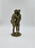 Affectionate Kiss Between Mason & Carter // Solid 3D Printed Statue // MM99