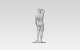 3D Printable Statue of a Standing Nude Young Man // STL FILE // MM05