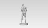 3D Printable Statue of a Standing Nude Man with Hands on Butt // STL FILE // MM27