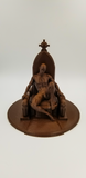 3D Printable Statue of King Alexander Relaxing on his Throne Naked // STL FILE // MM57