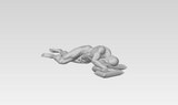 3D Printable Statue of a Sleeping Nude Man // STL FILE // MM24