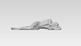 3D Printable Statue of a Sleeping Nude Man // STL FILE // MM24