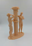 3D Printable Bradley Pole Communal Shower with Carter & Jaxon // STL FILE // MM74