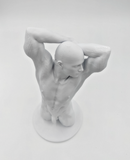 Giovanni Half Statue in Great Flex Pose // Solid 3D Printed Statue // MM82