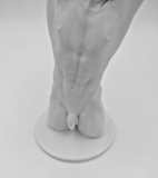 Giovanni Half Statue in Great Flex Pose // Solid 3D Printed Statue // MM82