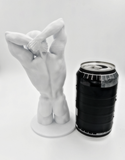 Giovanni Half Statue in Great Flex Pose // Solid 3D Printed Statue // MM82