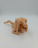 Patrick and Tanner Wrestling in their Birthday Suits // Solid 3D Printed Statue // MM81