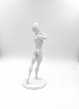 3D Printable Statue of Elegant Asher Dancing to the Music of his Heart // STL FILE // MM85