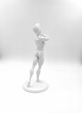 Elegant Asher Dancing to the Music of his Heart // Solid 3D Printed Statue // MM85