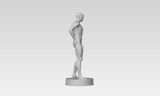 3D Printable Statue of a Standing Nude Man with Hands on Butt // STL FILE // MM27