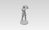 3D Printable Statue of a Nude Young Man Flexing His Muscles // STL FILE // MM17