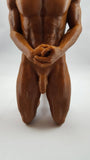 3D Printed 8" Nude Male on His Knees with Hands Clasped // MM08