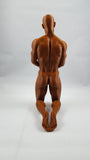 3D Printed 8" Nude Male on His Knees with Hands Clasped // MM08