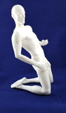 3D Printable Nude Man Kneeling & Leaning Back // STL FILE // MM20