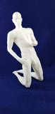 3D Printable Nude Man Kneeling & Leaning Back // STL FILE // MM20