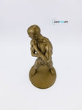 3D Printed Nude Muscular Young Man Standing with Arms Crossed (MM28)