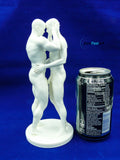 Two Muscular Nude Men Showing Affection // 8.5 Inches // 3D Printed // MM40