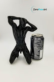 3D Printed 8" Nude Young Man Kneeling (MM03-B)