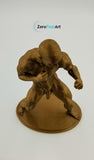 Muscular Nude Young Man in a Fighting Stance // Solid 3D Printed Statue // MM39