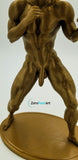 Muscular Nude Young Man in a Fighting Stance // Solid 3D Printed Statue // MM39