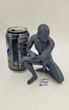 Fit Young Naked Man Taking a Knee // 6 Inches // Solid 3D Print // MM43