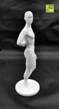 8" Solid 3D Printed Fit Nude Young Man Standing at Attention // MM44