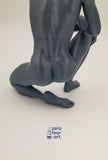 Fit Young Naked Man Taking a Knee // 6 Inches // Solid 3D Print // MM43