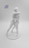 Nude Men in an Aggressive Lover's Embrace // 3D Printed // MM48