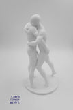 Nude Men in an Aggressive Lover's Embrace // 3D Printed // MM48