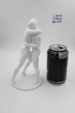 Nude Men in an Aggressive Lover's Embrace // 3D Printed // MM48