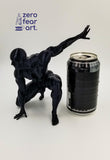 3D Printable Naked Man in a Superhero Pose! // STL FILE // MM50