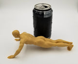 Solid 3D Printed Statue - Tyler Doing Pushups Naked // MM56