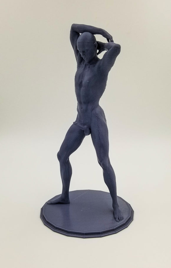 Aaron Checking Himself Out in a Mirror  // Solid 3D Printed Statue // MM67