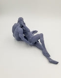 Two Nude Men Laying Together in Lovers Embrace // Solid 3D Printed // MM41v2